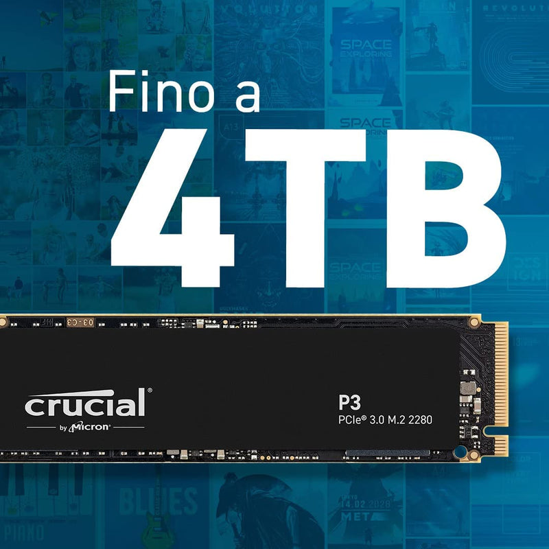 P3 1TB M.2 Pcie Gen3 Nvme Internal SSD - Fino a 3500Mb/S - CT1000P3SSD8