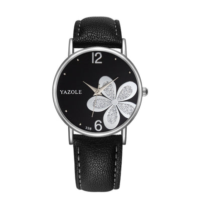 Korean Fashion Fashion Watch Commuter OL Wind Female Watch Four-Leaf Clover Quartz Watch Female Models