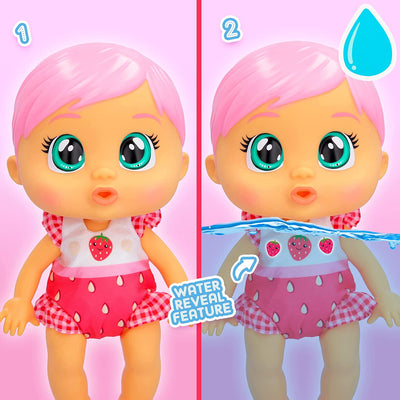 CRY BABIES Fun N' Sun Ella | Bambola Interattiva Che Piange Lacrime Vere Ed É Progettata per Giocare Dentro E Fuori Dall'Acqua | Gioco Regalo per Bambini +18 Mesi