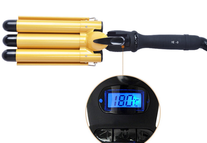 Hair Curling Iron LCD Display