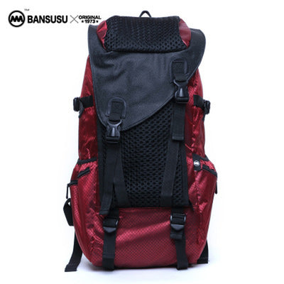 [A] Casual Large Capacity Men and Women Travel Bag, Computer Bag, Tide Shoulder Bag, Female Korean Backpack Man