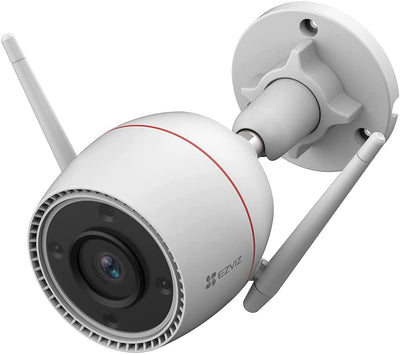 Telecamera Wifi Esterno 3Mp, Videocamera Sorveglianza Esterno Wifi Con Visione Notturna a Colori 30M, IP Camera Con Intelligenza Artificiale, Rilevamento Di Persone, Funziona Con Alexa Outpro