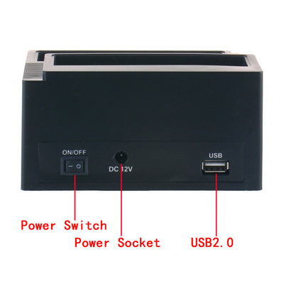 Factory Supply 2017 Model Functional Hard Disk Base Usb2.0 Sata Ide Interface with Card Reader