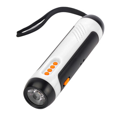 Outdoor Travel Emergency FM Rechargeable Alarm Flashlight