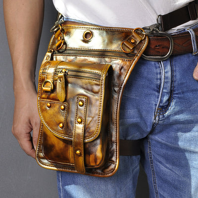 Men'S Punk Fanny Pack