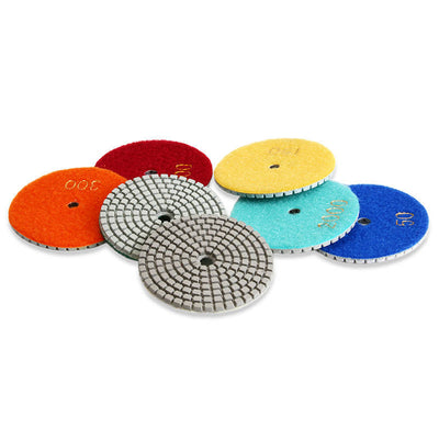 Stone polishing pad