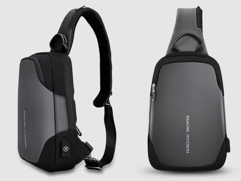 Chest Bag USB Anti-Theft Men&