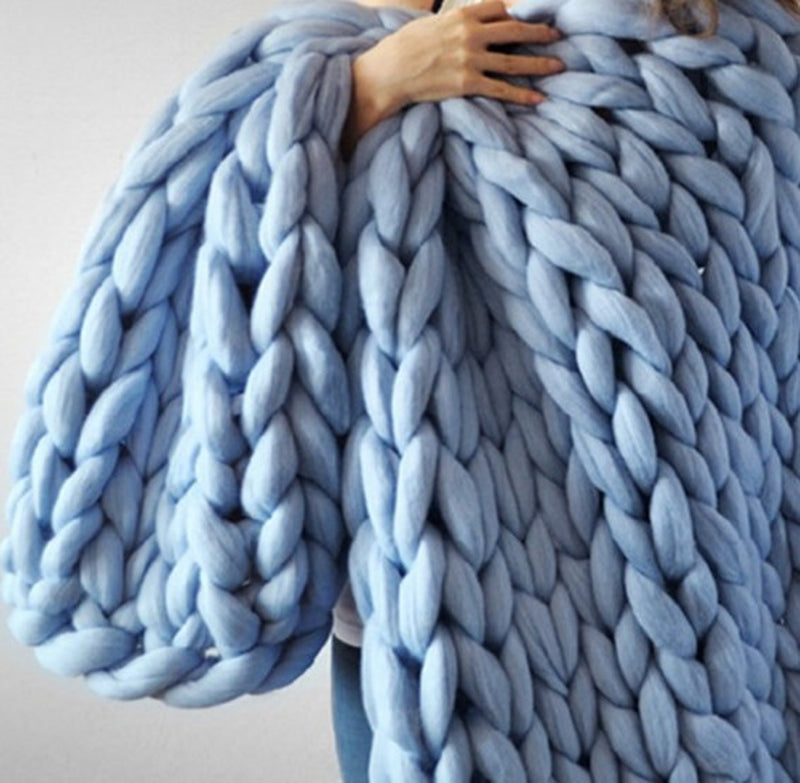 Acrylic Woven Super Thick Wool Blanket