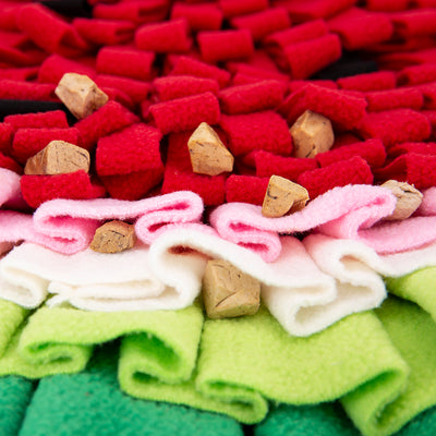 Big Watermelon Snuffle Mat,Puppy Feeding Mat for Dog, Pet Smell Training and Slow Eating Mat