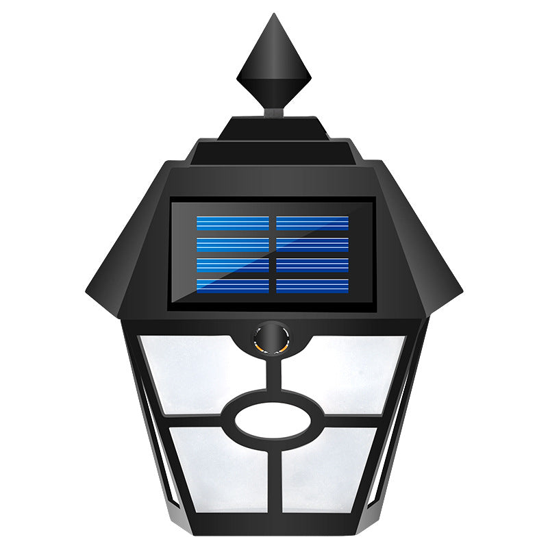 Solar Retro Hexagonal Pane Lamp