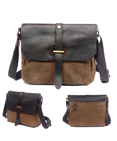 Men'S Canvas Shoulder Bag