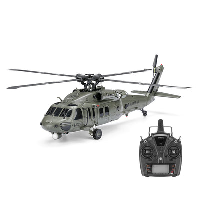 E200 2.4G 6CH 3D6G System Dual Brushless Direct Drive Motor 1：47 Scale Flybarless RC Helicopter