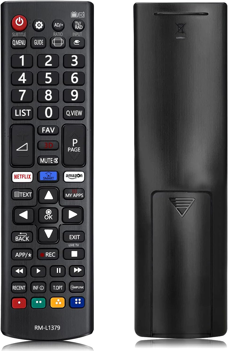 Telecomando per LG Universale TV, Telecomando LG RM-L1379 Sostitutivo Telecomando TV per Telecomando LG Smart TV - Telecomando LG Universale