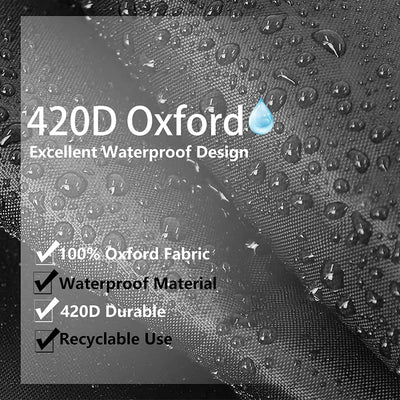 Copertura Kennel, Telo Copertura Kennel Multifunzionale Resistente Alla Luce, Materiale in Tessuto Oxford 420D, Copri Kennel Cane Resistente All'Acqua E Al Vento (Senza Gabbia per Cani)