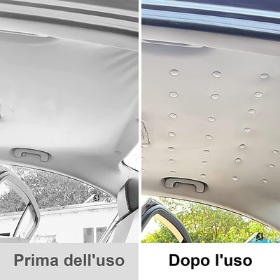 60 Paia Vite per Riparazione Tetto Auto.Pulsante per Strumento Di Riparazione Tetto Interno Dell'Automobile.Riparazione Rivetti Pulsante a Auto Tetto.Tappezzeria Auto.Puntine per Cielo Auto (Grigio)