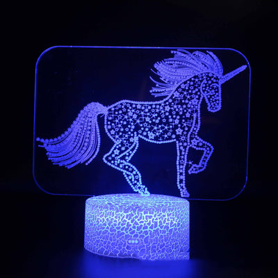 LED Colorful Touch Remote Control Creative Desk Lamp