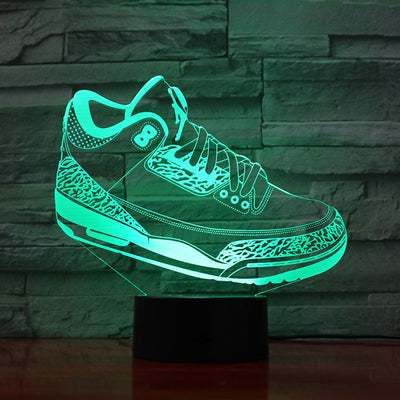 Sneakers series 3D small table lamp creative colorful touch LED light