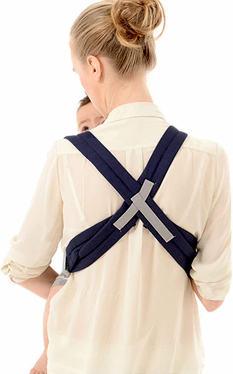 Marsupio Neonati, Ergonomico Regolabile Portantina Bebè Multiple-Posizioni Baby Carrier per Neonato E Bambino Fino a 15Kg Blu Scuro,Marsupio Neonati