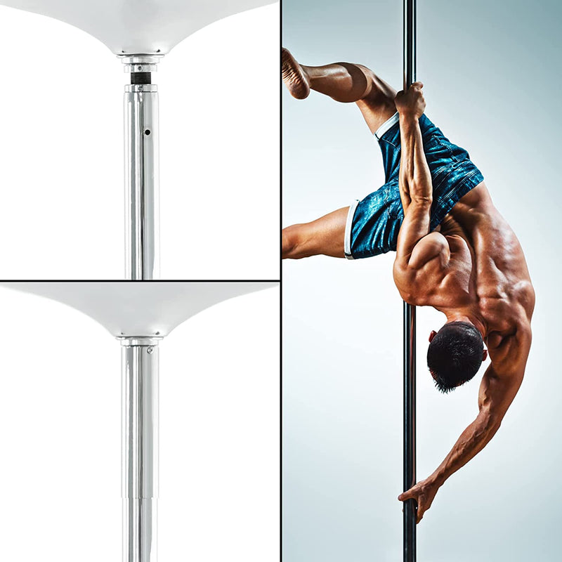 LUXTRI Palo Da Pole Dance Ø 45 Mm Altezza Regolabile 2,31-2,74 M in Acciaio Non Richiede Fori