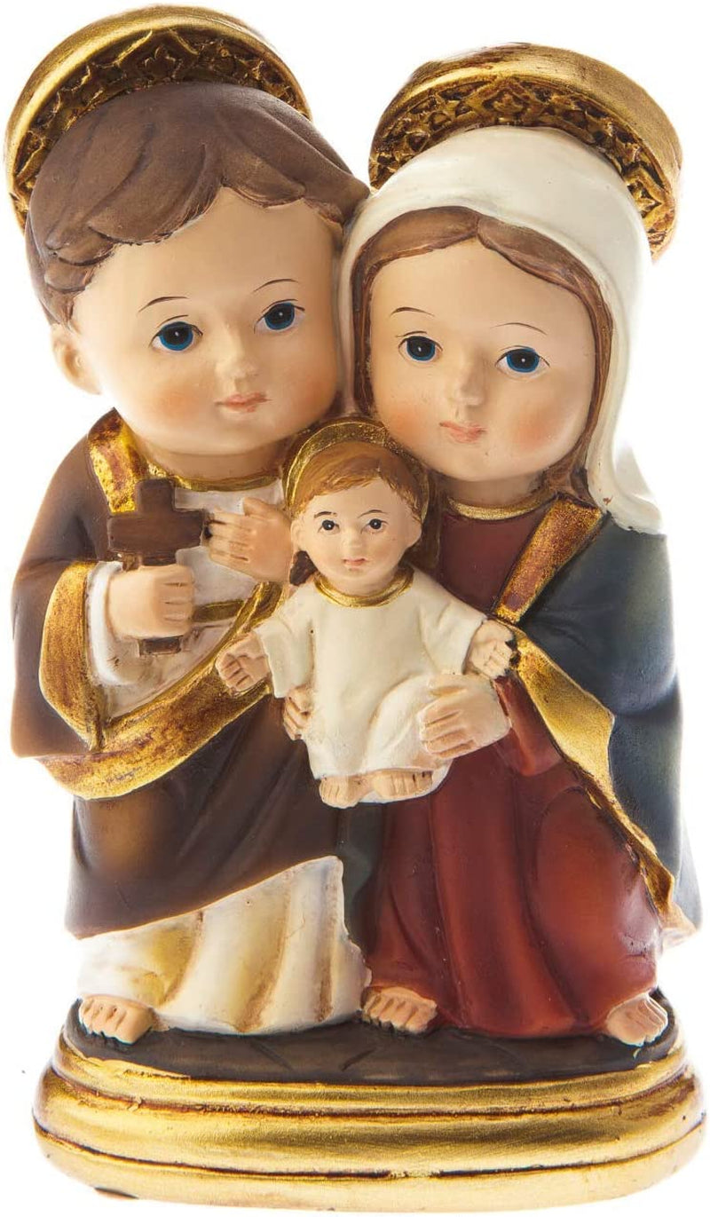 Statua Dipinta a Mano - BABY Sacra Famiglia Cm 9 Articoli Religiosi