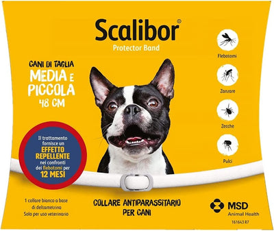 Scalibor Cat - Dog Neck Protection Necklace Anti-Flea- Insect Size 48Cm -65Cm (48Cm)