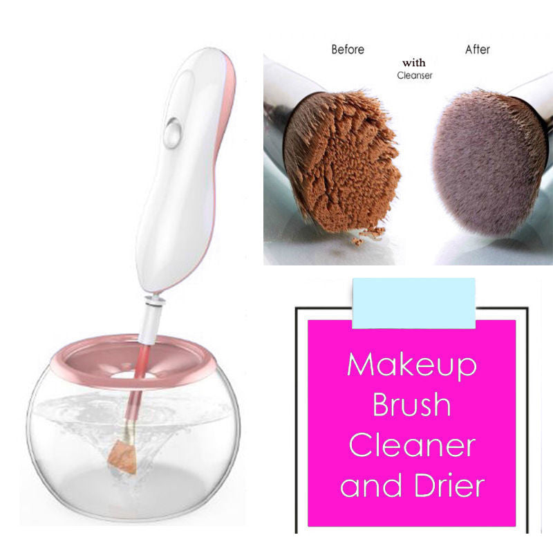 Makeup Brush Cleaner Cleans and Drier Deep Clean Machine 360 Degree Rotation Ensures Thorough Cleaning in Seconds