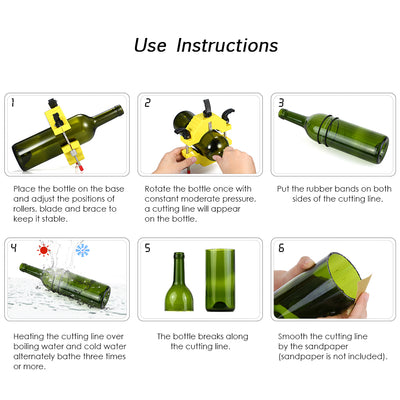 Bottle cutter glass bottle cutting