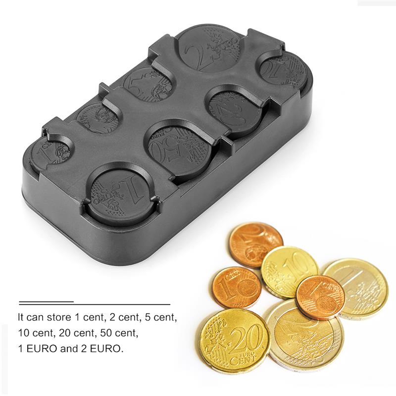 Plastic coin box