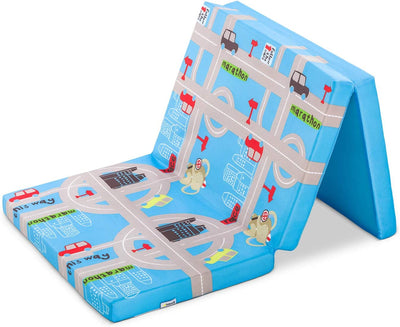 Sleeper Materassino per Lettino Da Viaggio - Materassino Pieghevole 60X120 Cm, Spessore 5 Cm - Tappeto Gioco Bambino Con Borsa Di Trasporto Inclusa - Playpark