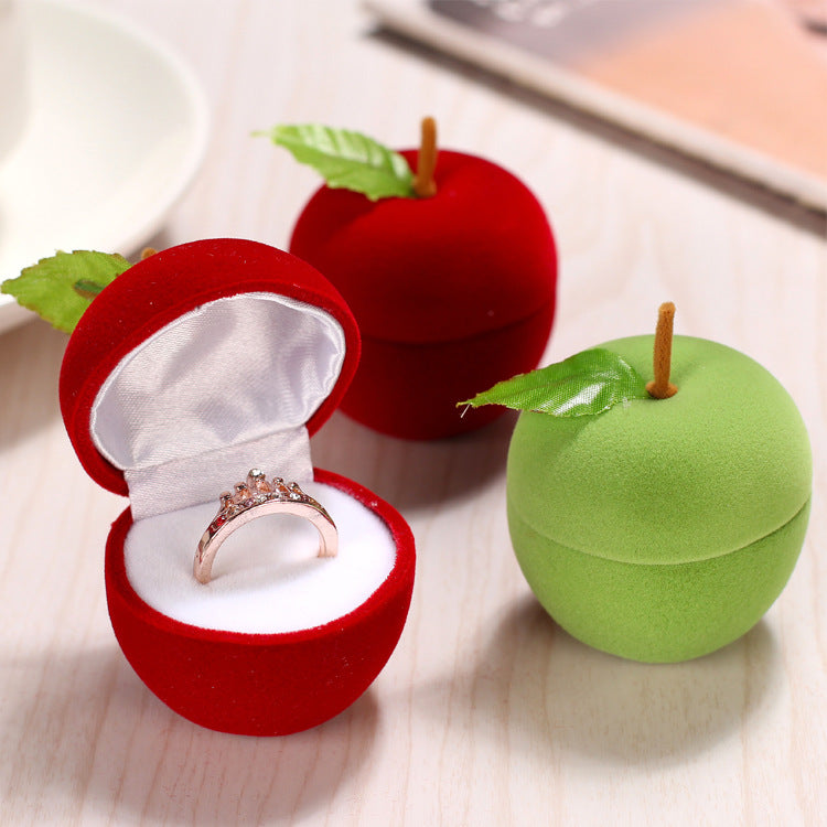 Cute suede jewelry box