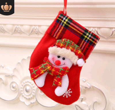 Christmas Decorations Santa Claus Socks Christmas Tree Pendant Christmas Socks Gift Bag Christmas Bag