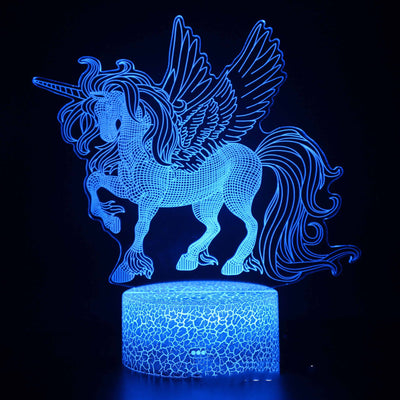 LED Colorful Touch Remote Control Creative Desk Lamp