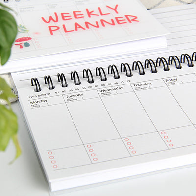 Cartoon Tearable Week Planner