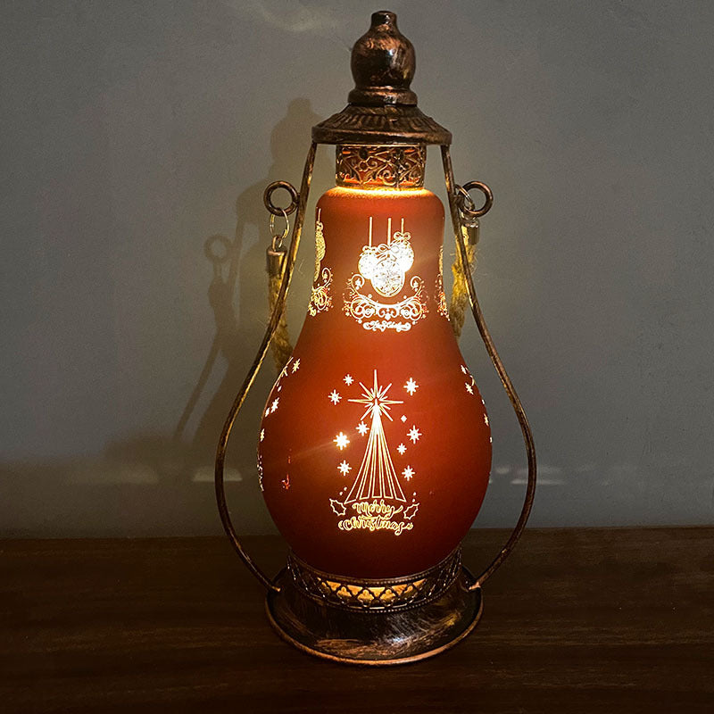 Decorate led oil lamp hotel family christmas