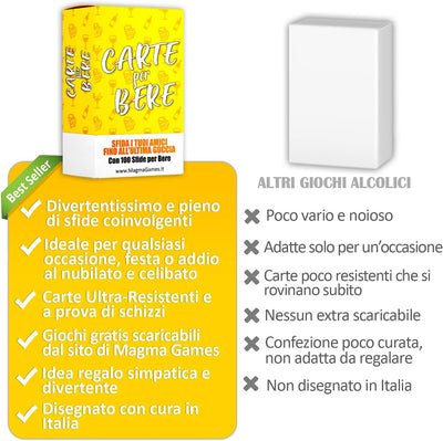 - Carte per Bere - Giochi Da Tavolo per Adulti Alcolici, Gioco in Scatola Alcolico, Gadget per Addio Al Nubilato E Celibato, Gioco Da Tavola, Idee Regalo per Lei E Lui, Laurea