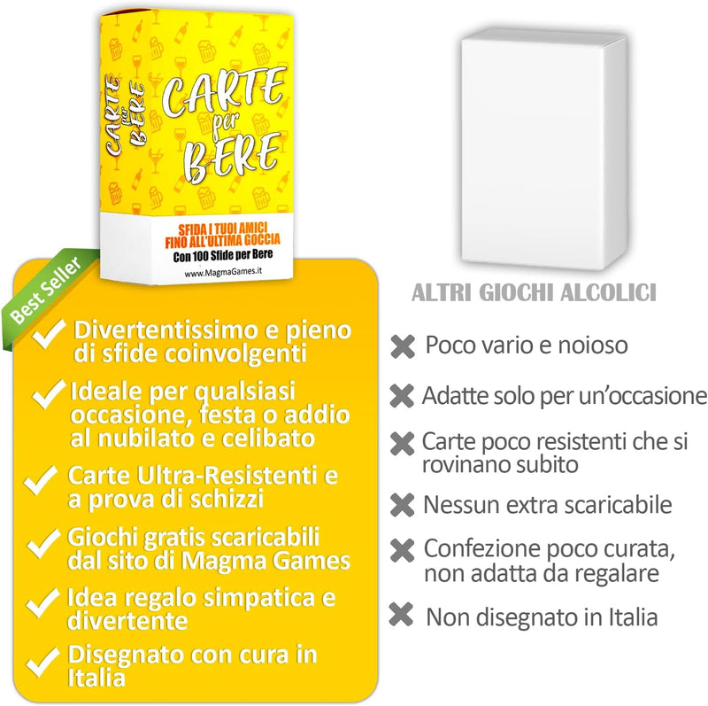 - Carte per Bere - Giochi Da Tavolo per Adulti Alcolici, Gioco in Scatola Alcolico, Gadget per Addio Al Nubilato E Celibato, Gioco Da Tavola, Idee Regalo per Lei E Lui, Laurea