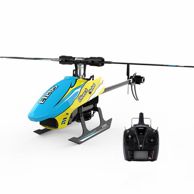 E120S 2.4G 6CH 3D6G System Brushless Direct Drive Flybarless RC Helicopter Compatible with FUTABA S-FHSS