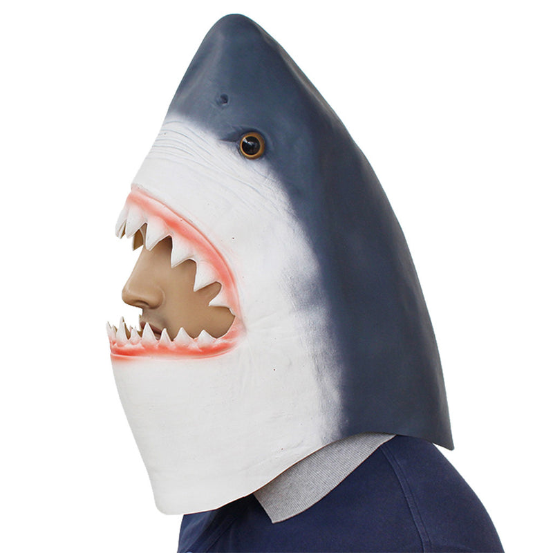 Christmas Halloween Latex Animal Head Mask Shark for All Occasions