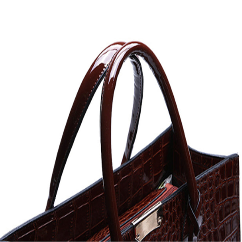 Diagonal Cross Bag Solid Color Stone Tote Bag