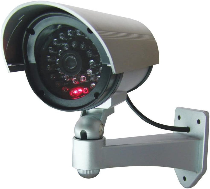 Telecamera Da Esterno Finta Dummy Cam 30 Finti Led Con Lampeggiante IR Infrarossi Design Professionale CCTV