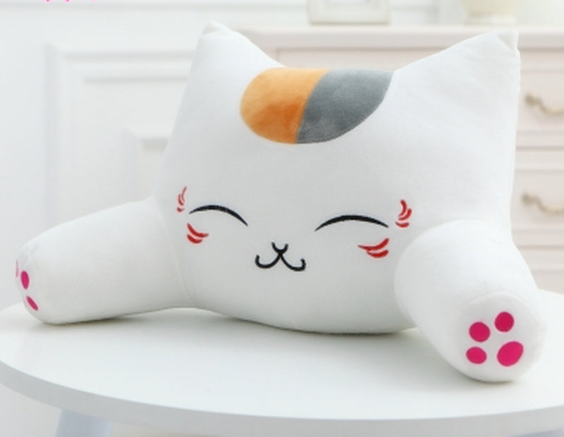 Cat Pillow Cushion Bed Back Cushion Cute Waist Cushion Office Sofa Pillow Lumbar Cushion Car Pillow