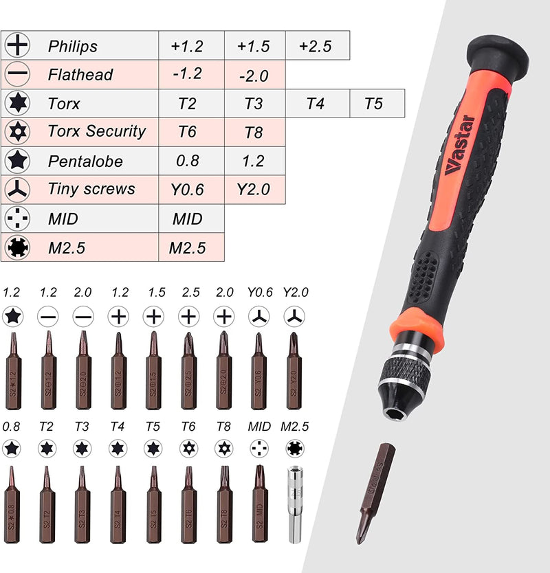 42 in 1 Corredo Di Riparazione Tool, Kit Cacciavite Di Riparazione per Smartphone,Per Telefoni Della Serie Iphone, Ipad, Tablet, Laptop