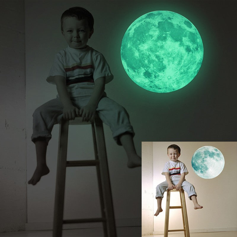 30CM Moon Decorative Wall Stickers