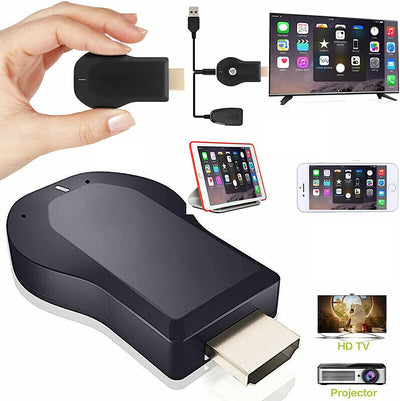 Adattatore Display HDMI Wireless 1080P,Wifi Dongle Ricevitore,Wifi Display Dongle Stick Compatibile Con Ios/Android/Samsung/Iphone/Ipad, Supporto Dlna/Airplay Mirror/Miracast/Ezcast