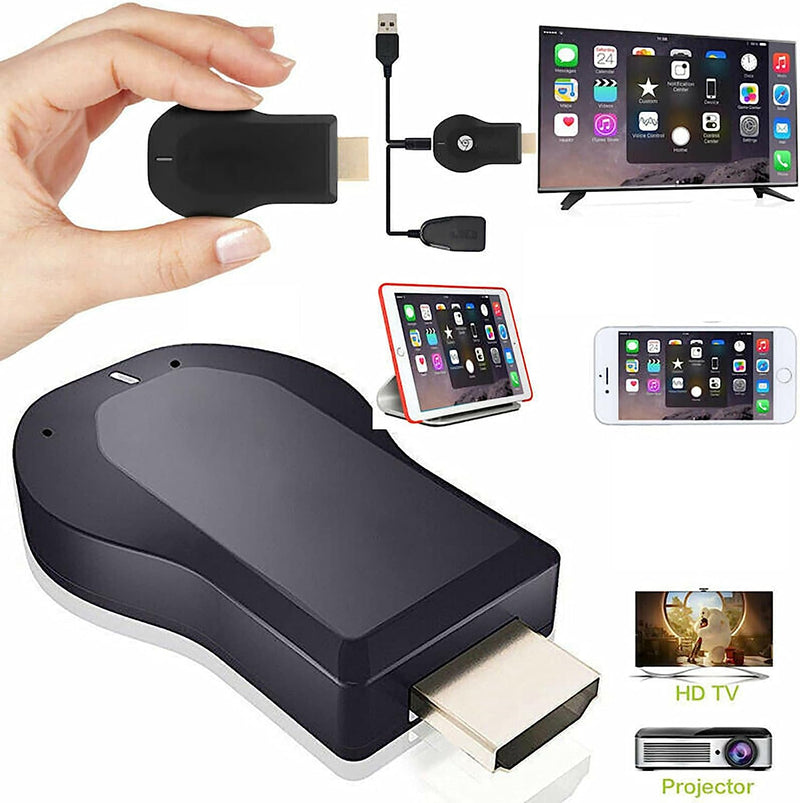 Adattatore Display HDMI Wireless 1080P,Wifi Dongle Ricevitore,Wifi Display Dongle Stick Compatibile Con Ios/Android/Samsung/Iphone/Ipad, Supporto Dlna/Airplay Mirror/Miracast/Ezcast