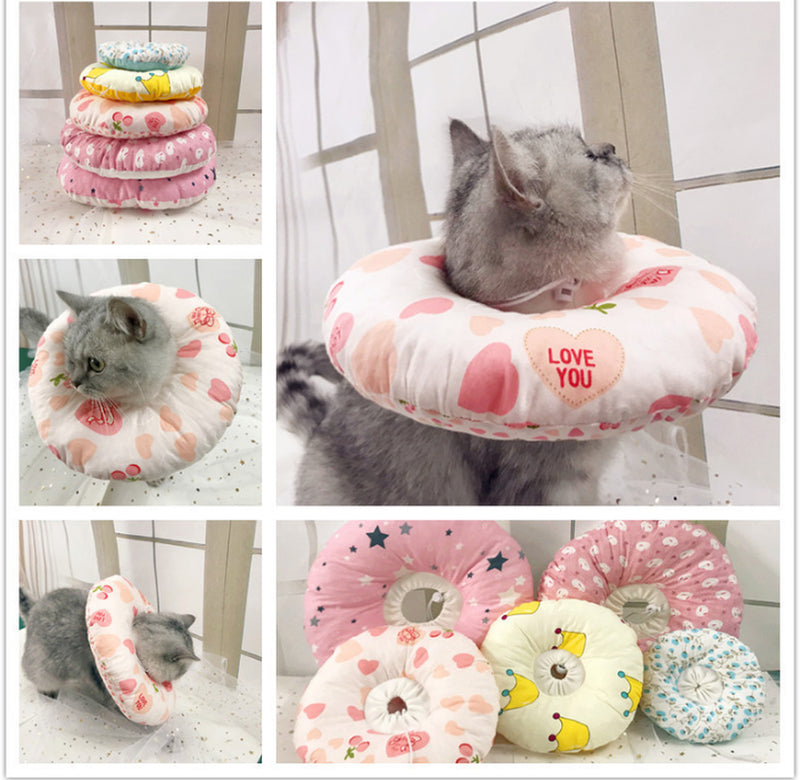 Soft Cute Cloth Pure Sponge Cat Collar Collar Headgear