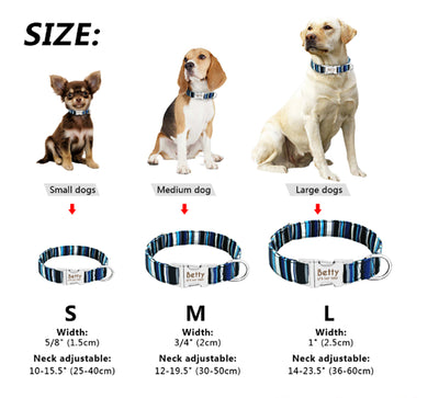 Pet Supplies Dog Collar High Reflective Durable Comfortable Breathable Adjustable Night Reflection