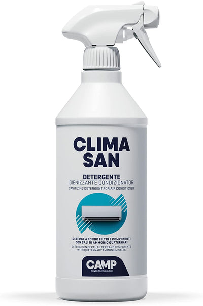 ‎ CLIMASAN DETERGENTE, Detergente per Climatizzatori Specifico per Filtri, Componenti E Unità Esterna, 750 Ml