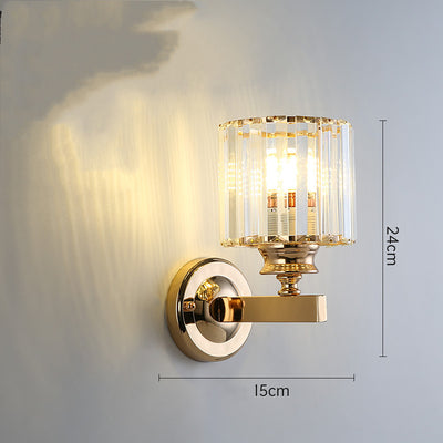 Light Luxury Crystal Transparent Creative Bedside Lamps