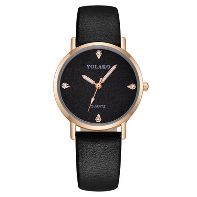 Fashion Simple Diamond Ladies Quartz Watch